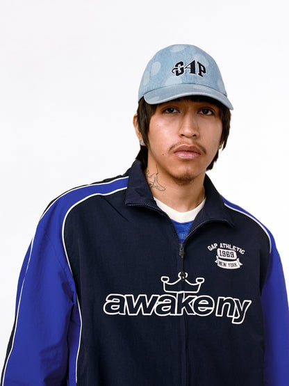 Açık Mavi Gap × Awake Ny Dotted Denim Beyzbol Şapka