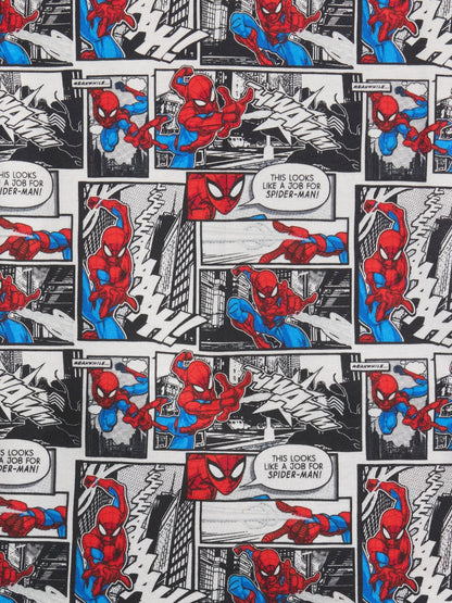 Kırmızı Spider-man Organik Pamuk Şort Pijama Seti