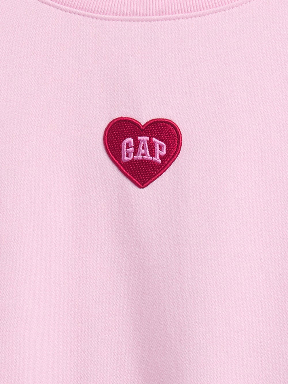Pembe Vintagesoft Oversized Heart Logo Wedge Sweatshirt