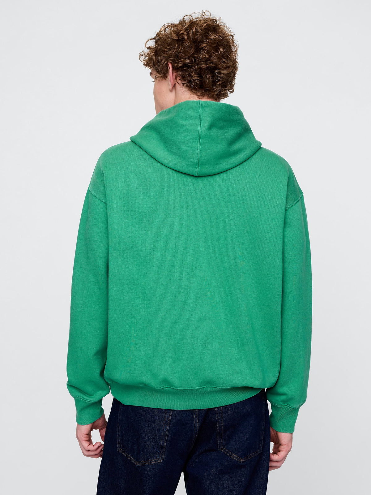 Yeşil Gap Logo Nyc Kapüşonlu Sweatshirt