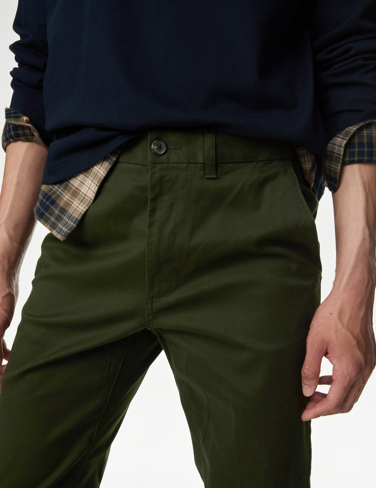 Regular Fit Heritage Twill Chino Pantolon