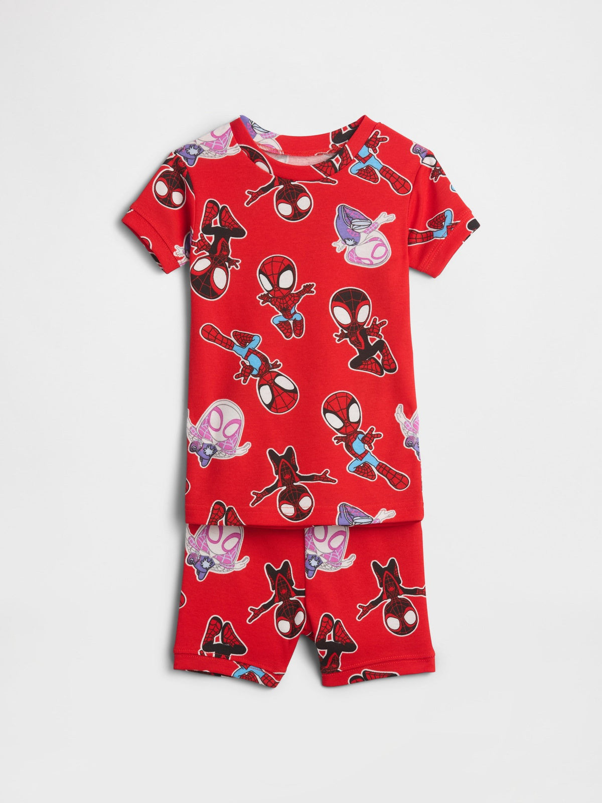 Kırmızı Marvel Spider-man %100 Organik Pamuk Pijama Takımı