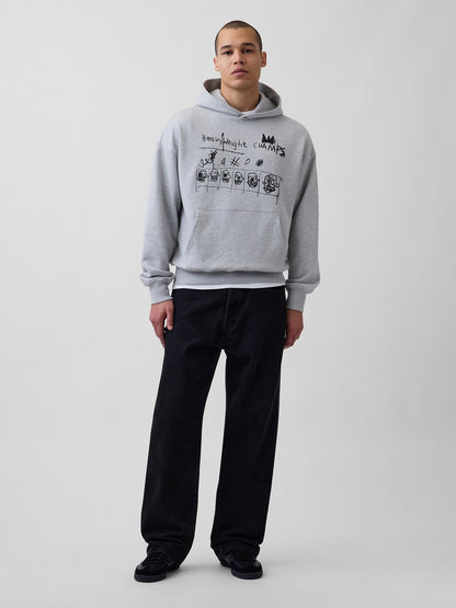 Gri Jean-michel Basquiat Heavyweight Sweatshirt