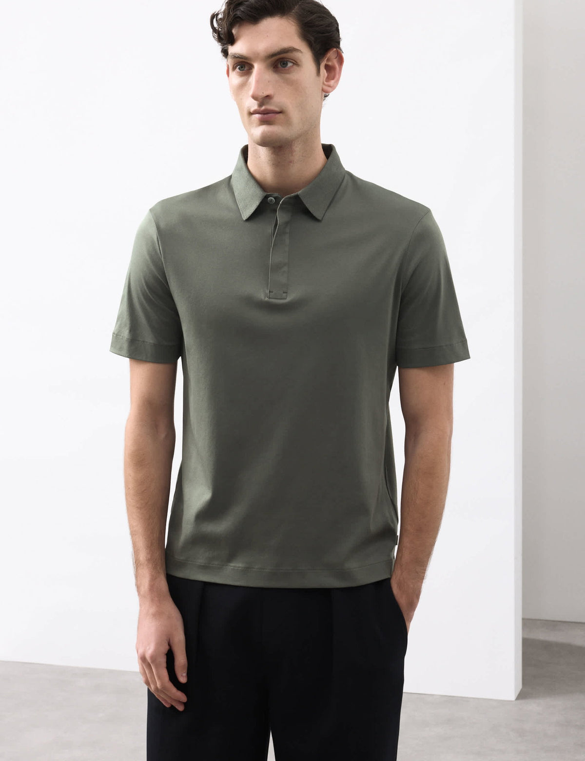 Pure Supima Polo Yaka T-shirt