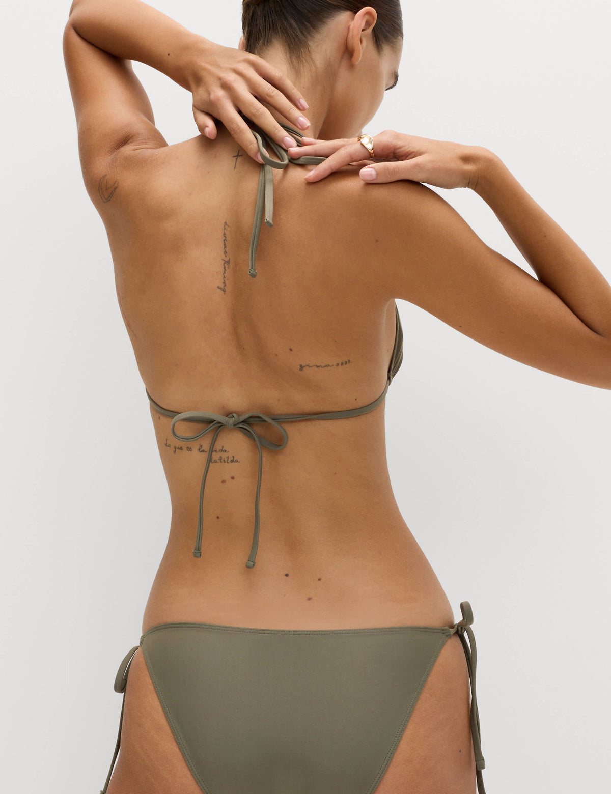 Bağlama Detaylı Bikini Altı