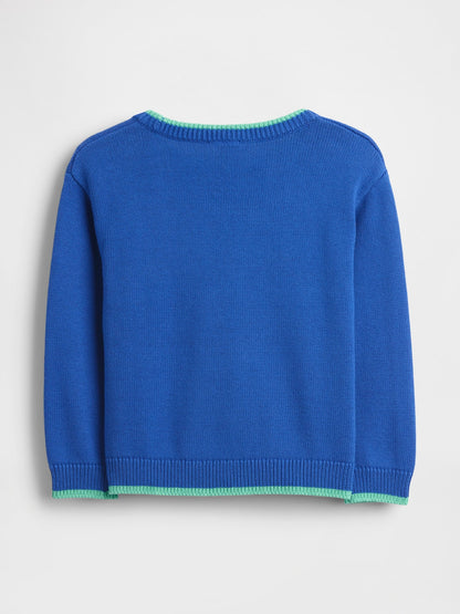 Mavi Shaker-stitch Kazak
