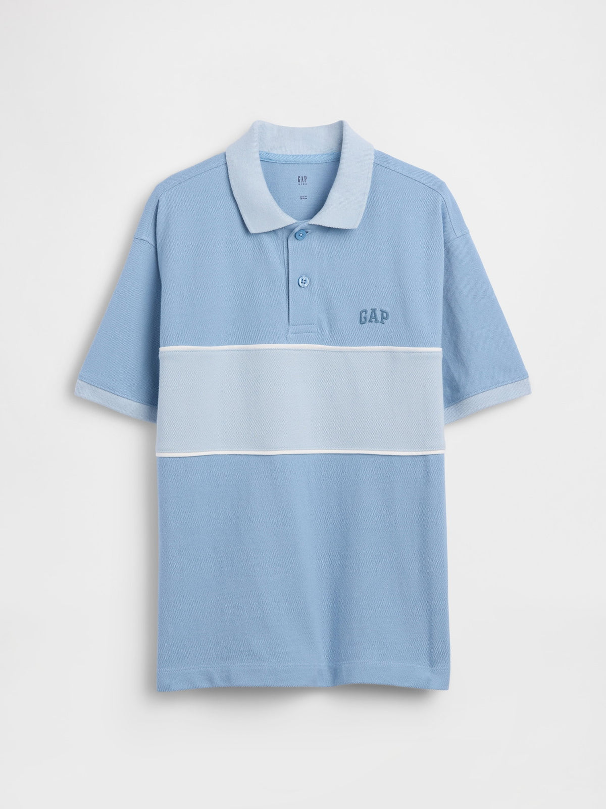 Açık Mavi Logo Polo T-shirt