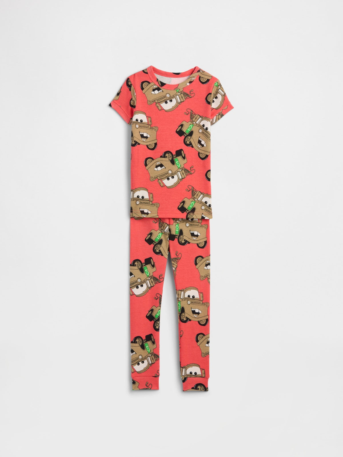 Açık Kırmızı Disney %100 Organik Pamuk Pijama Takımı
