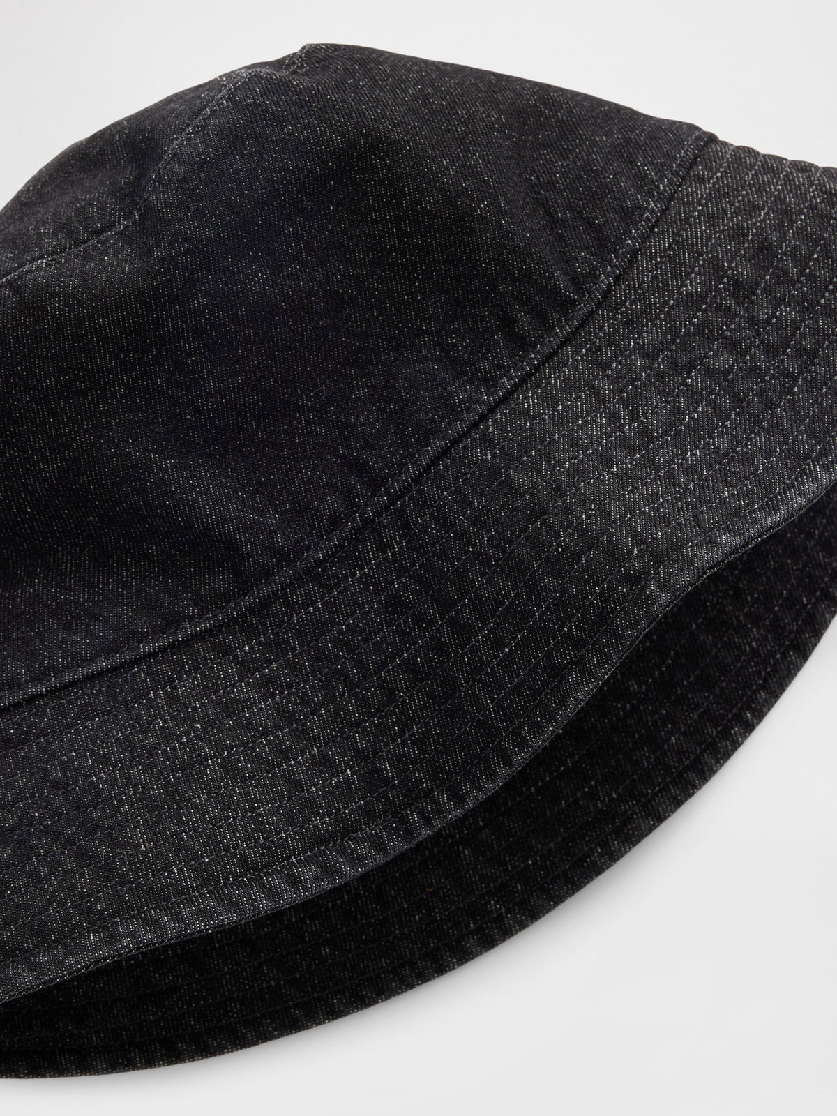 Siyah Denim Bucket Şapka