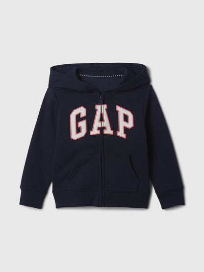 Lacivert Gap Logo Fermuarlı Sweatshirt