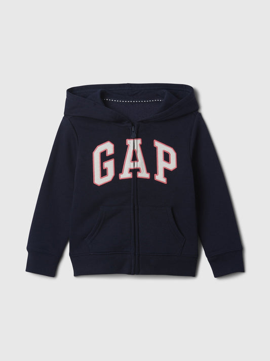 Lacivert Gap Logo Fermuarlı Sweatshirt