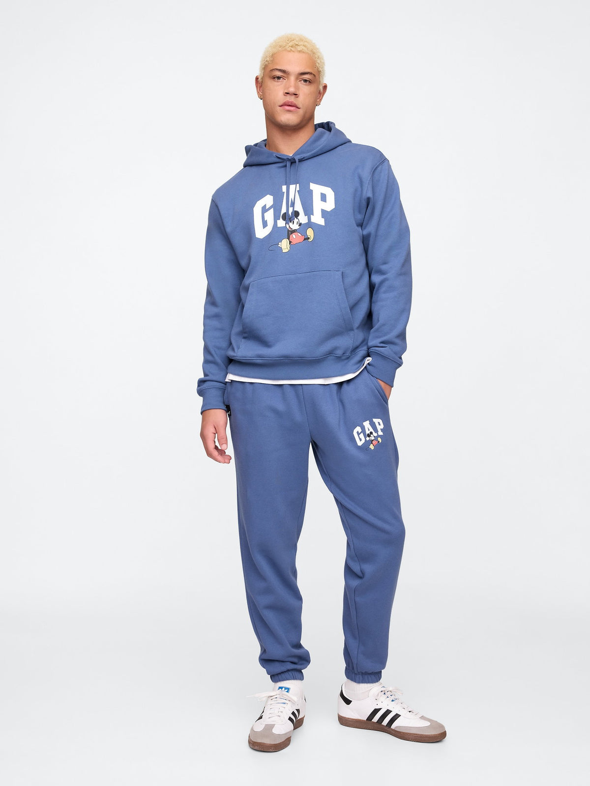 Mavi Gap Logo Disney Grafikli Fleece Eşofman Altı