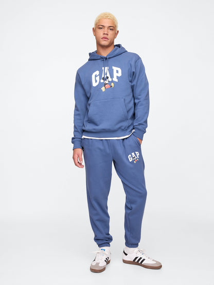 Mavi Gap Logo Disney Grafikli Fleece Eşofman Altı