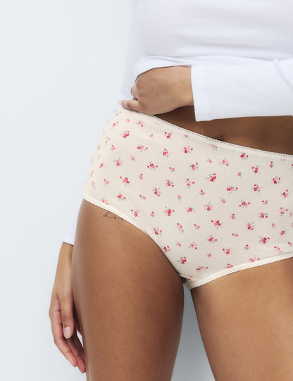 5'li Cotton Lycra Full Brief Külot Seti