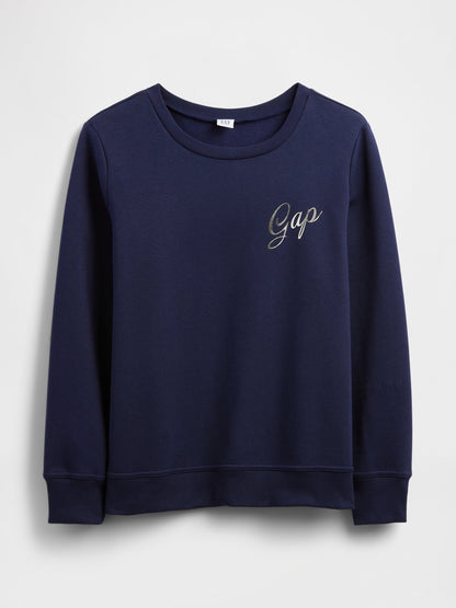 Lacivert Relaxed Gap Logo Sweatshirt