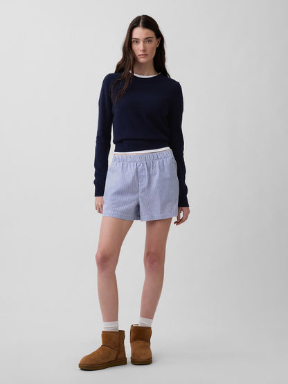 Mavi Robert Indiana Love Poplin Pijama Boxer Şort