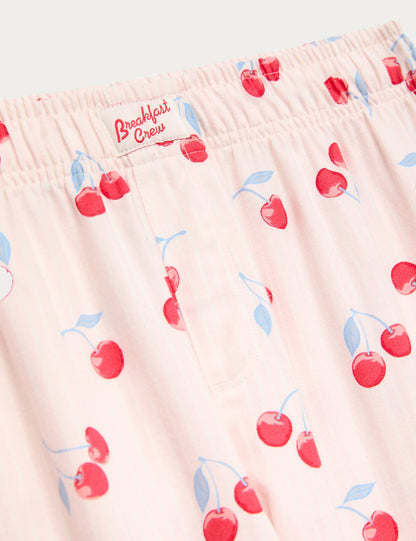Meyve Desenli Pijama Altı