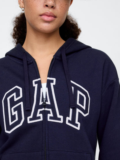 Bordo Gap Logo Fleece Fermuarlı Sweatshirt