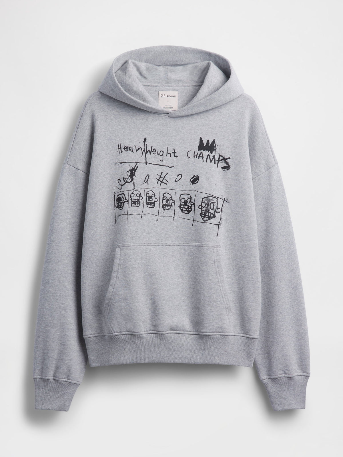 Gri Jean-michel Basquiat Heavyweight Sweatshirt