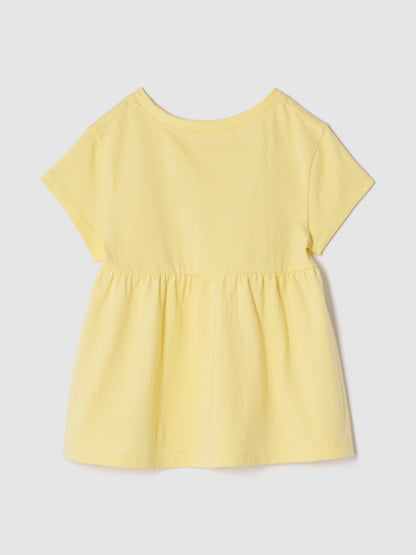 Sarı Babydoll Tunik Üst