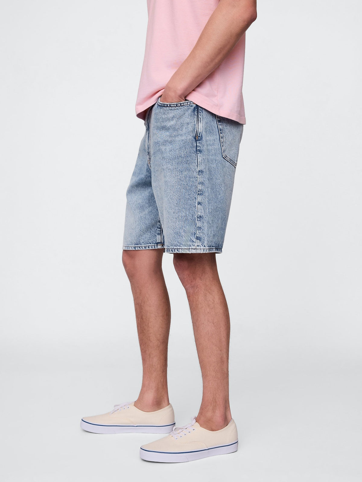 Açık Mavi '90s Loose Denim Şort