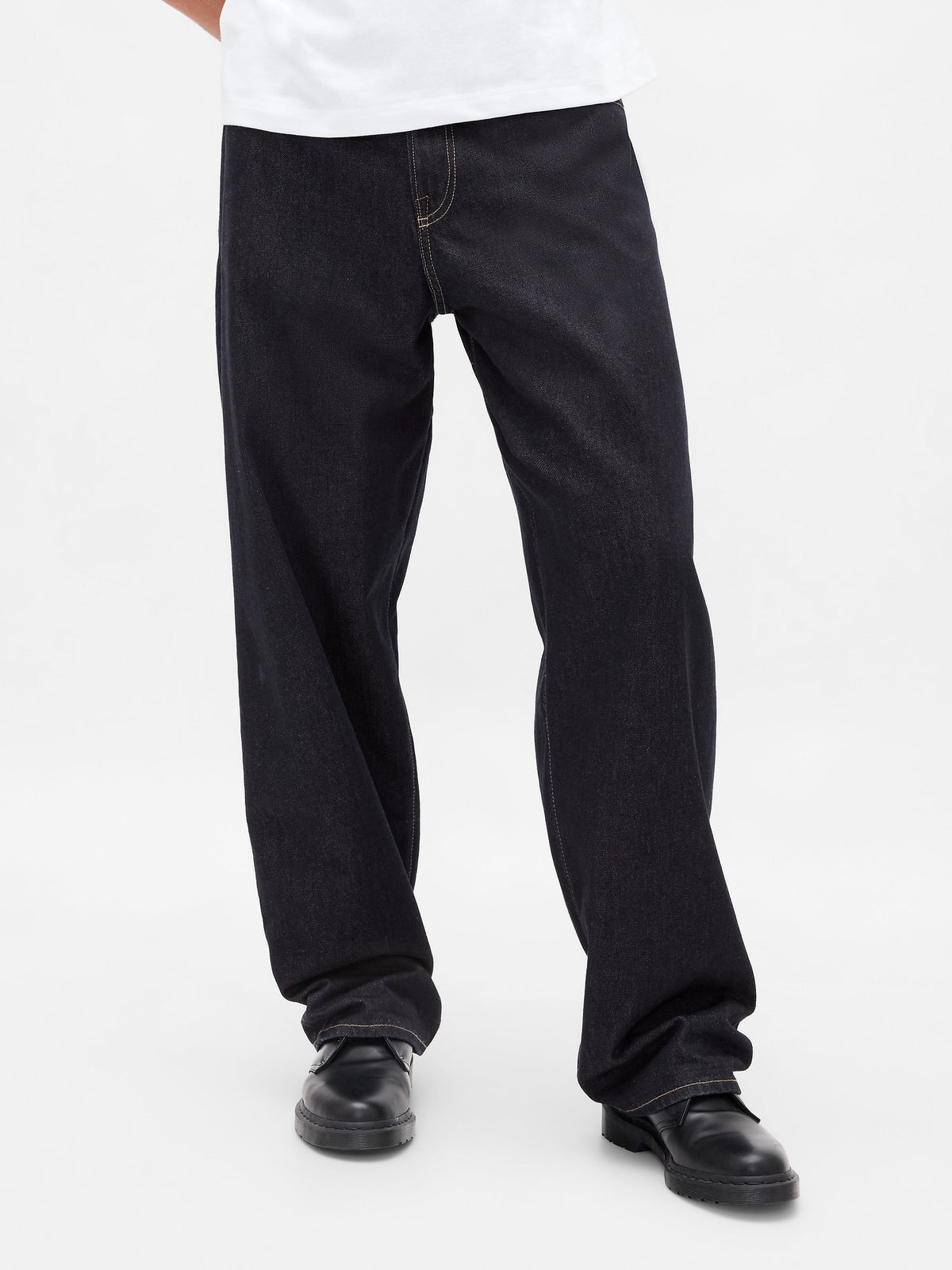 Koyu Mavi Extra Baggy Jean Pantolon
