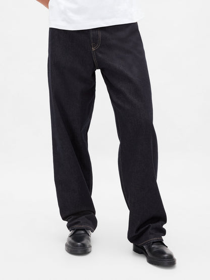 Koyu Mavi Extra Baggy Jean Pantolon