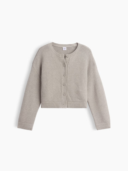 Lacivert %100 Pamuk Oversized Boxy Triko Hırka