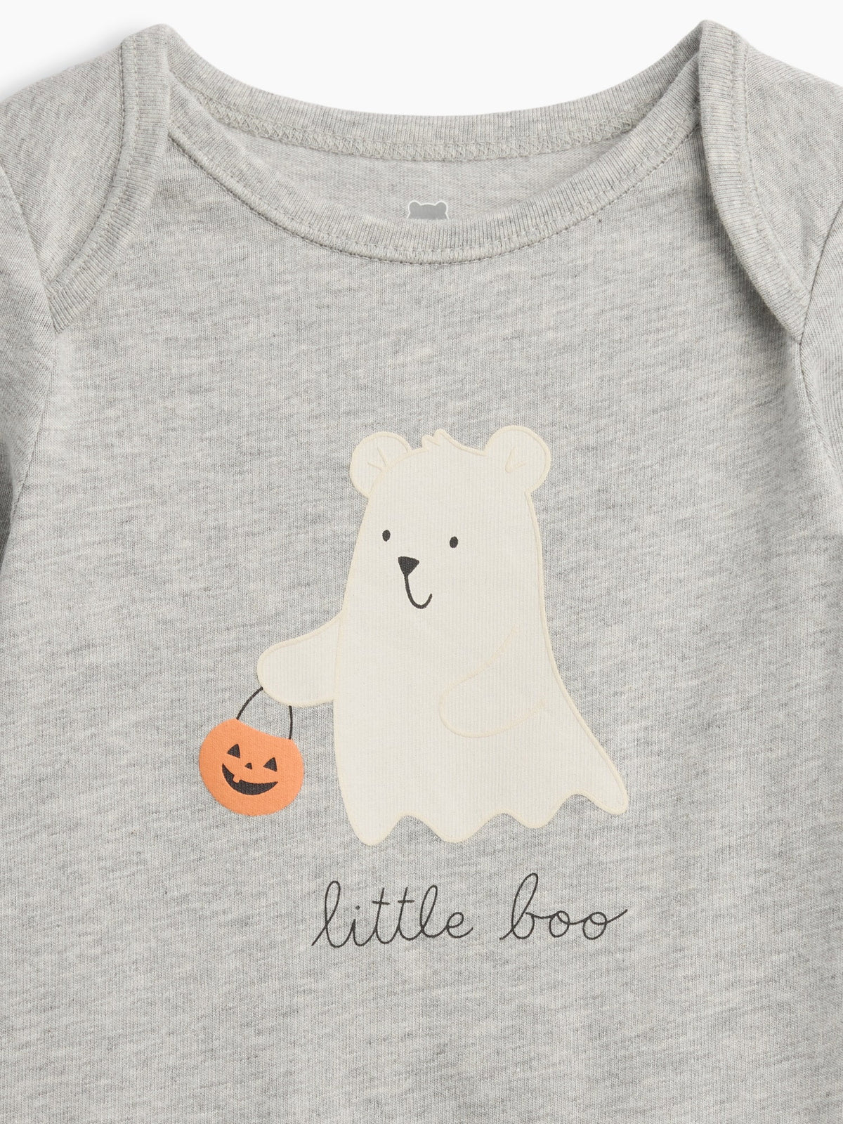 Gri Baby First Favorites Organik Pamuk Halloween Bodysuit