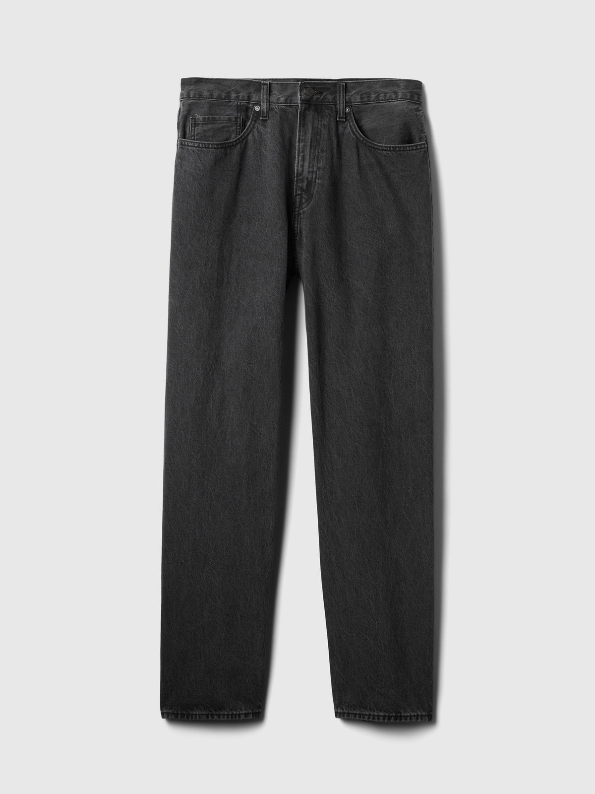 Siyah Baggy Jean Pantolon