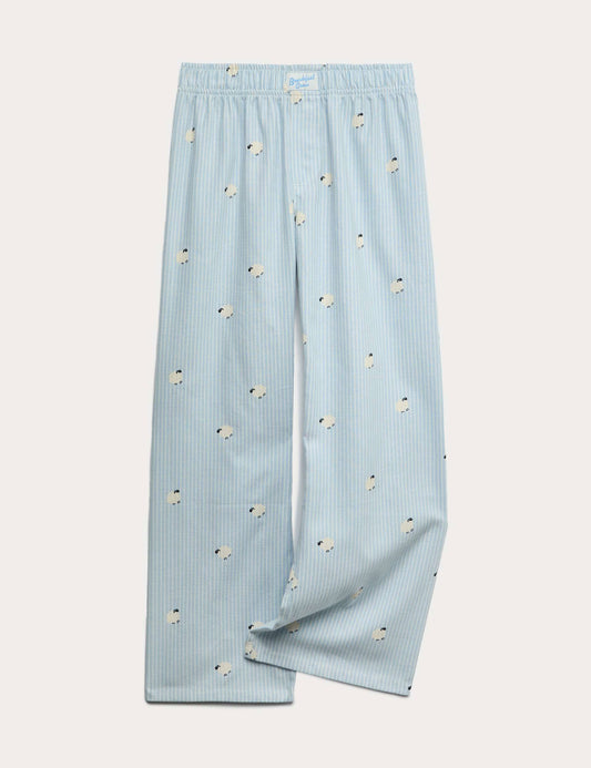 Desenli Pamuklu Pijama Altı
