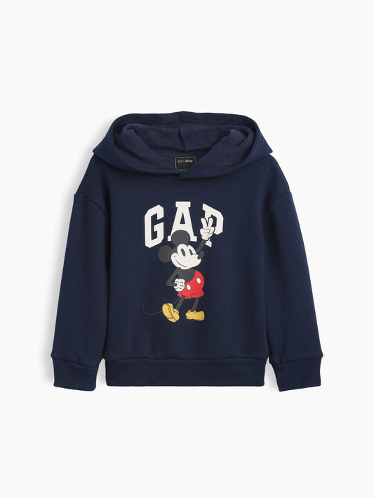 Lacivert Disney Mickey Mouse Logo Sweatshirt