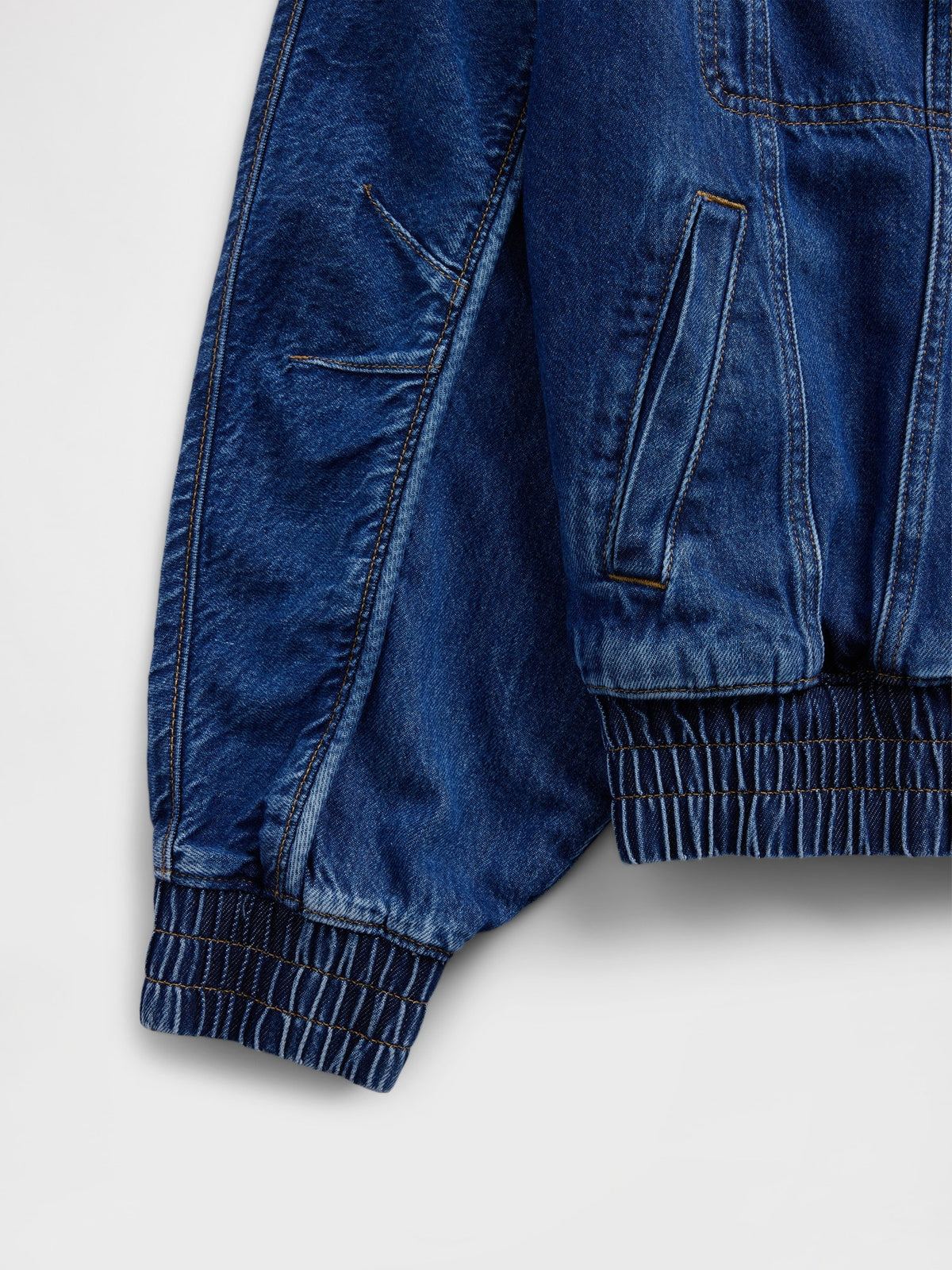 Koyu Mavi Gap × Hfr Denim Fermuarlı Sweatshirt By Daveed Baptiste