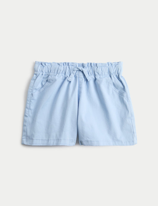 Esnek Belli Denim Şort (2-10 Yaş)
