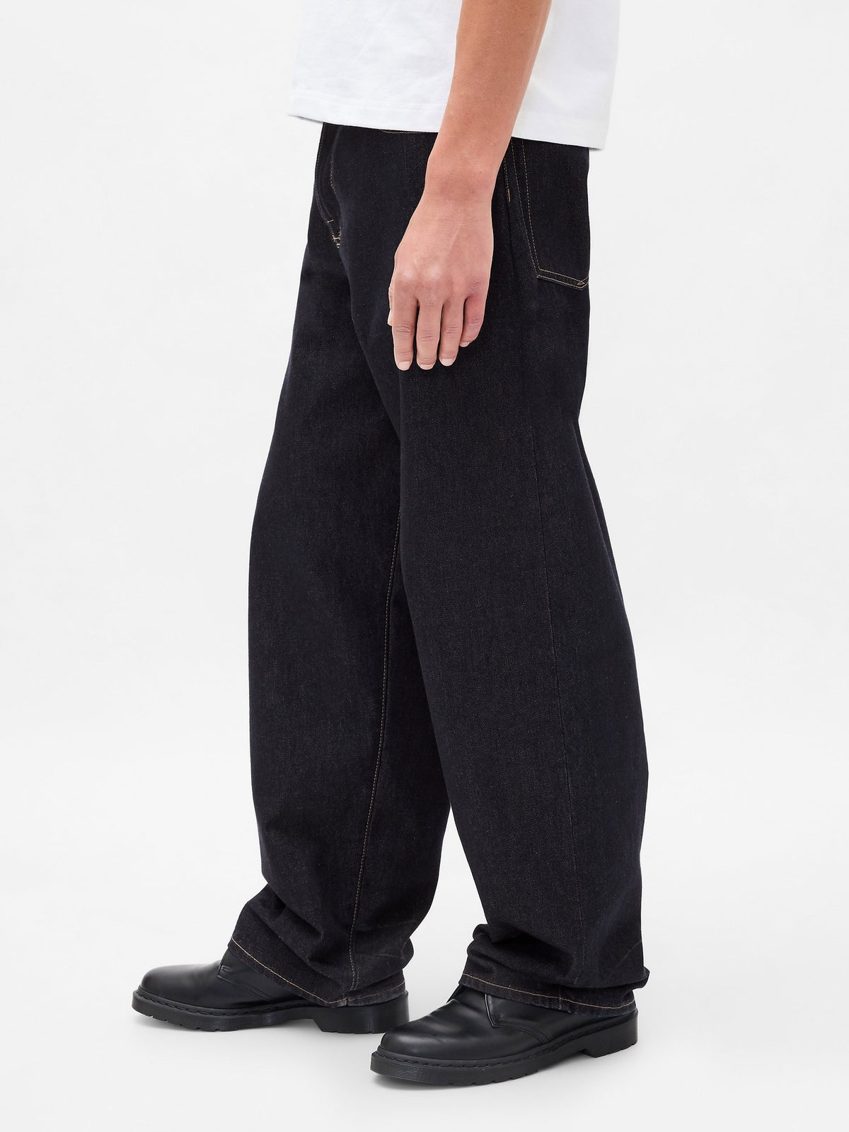 Koyu Mavi Extra Baggy Jean Pantolon