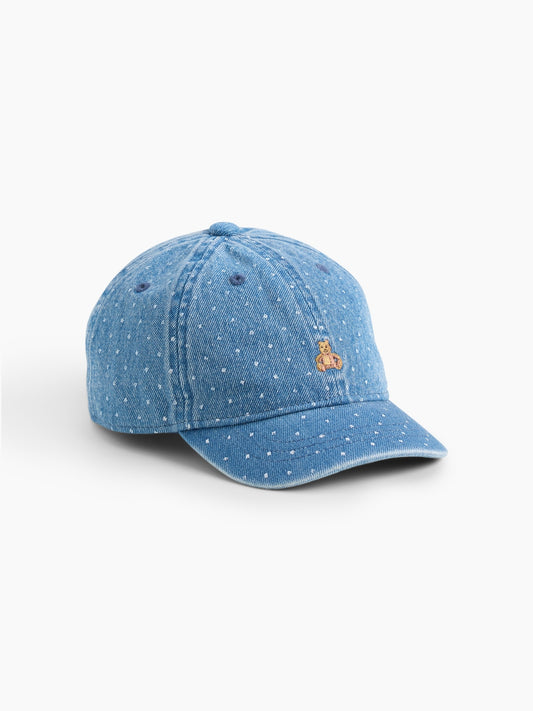 Mavi Denim Dot Beyzbol Şapka