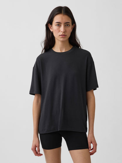 Siyah Gapfit Breathe Relaxed T-shirt