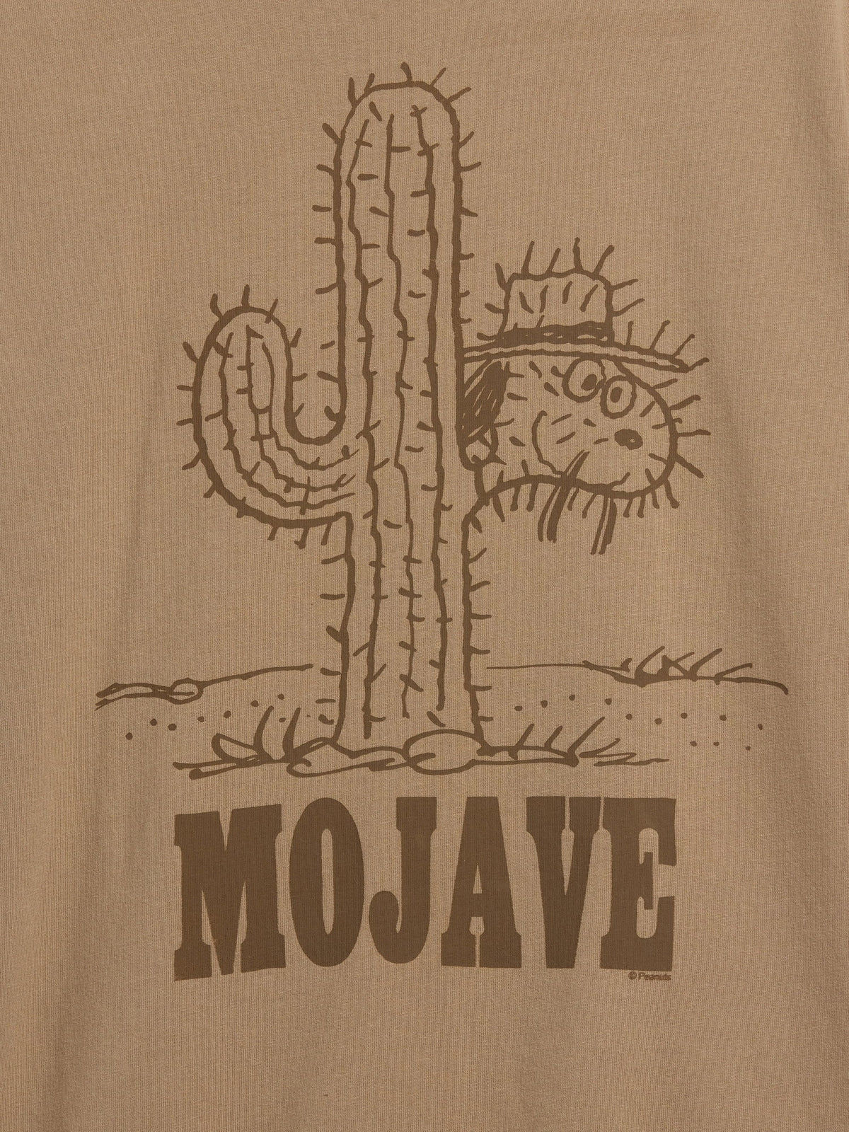 Açık Kahverengi Snoopy Mojave Relaxed Grafik T-shirt