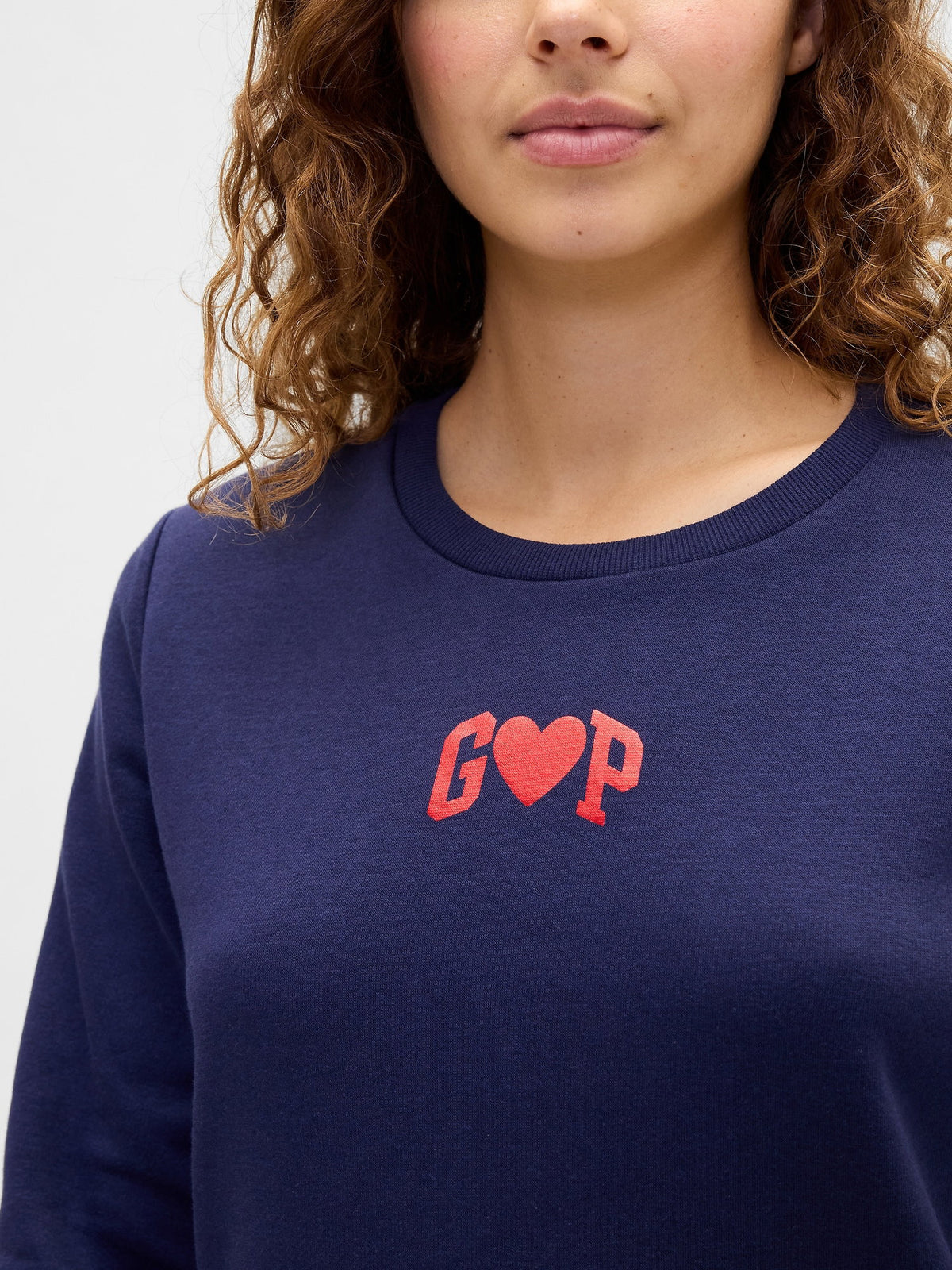 Lacivert Relaxed Gap Logo Sweatshirt