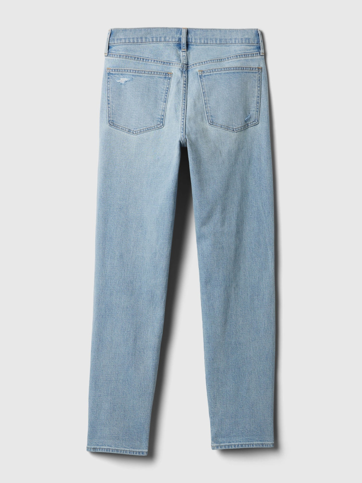 Açık Mavi Mid Rise Girlfriend Jean Pantolon