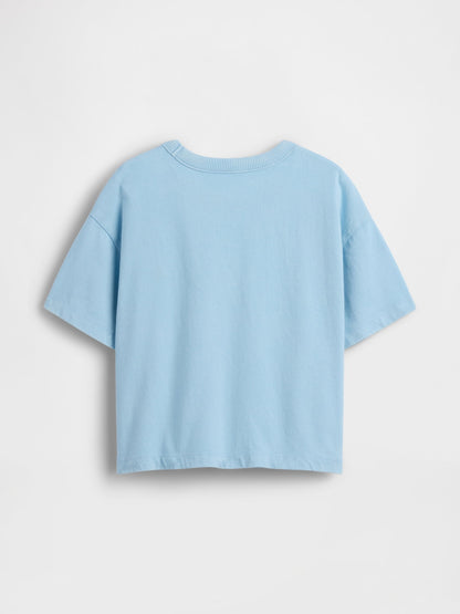 Açık Mavi Oversize T-shirt
