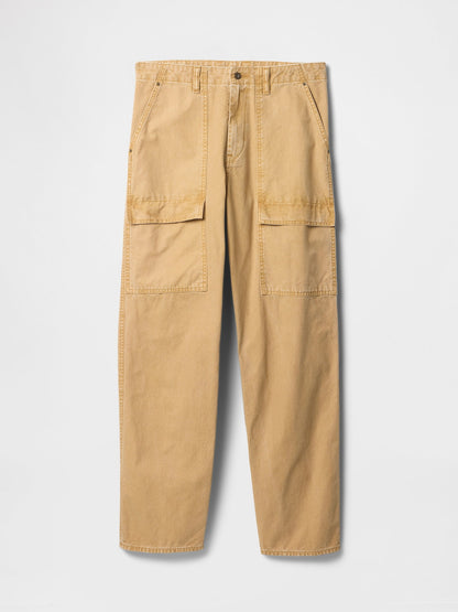 Sarı Baggy Utility Pantolon