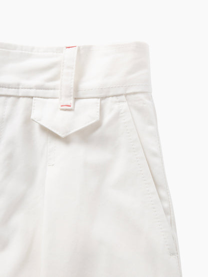 Lacivert Gap × Victoria Beckham High Rise Pileli Arc Pantolon