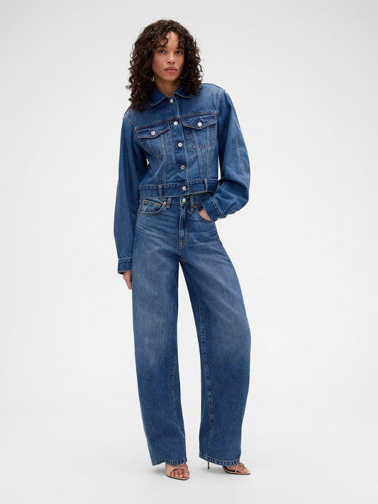 Mavi Gap × Victoria Beckham High Rise Arc Jean Pantolon