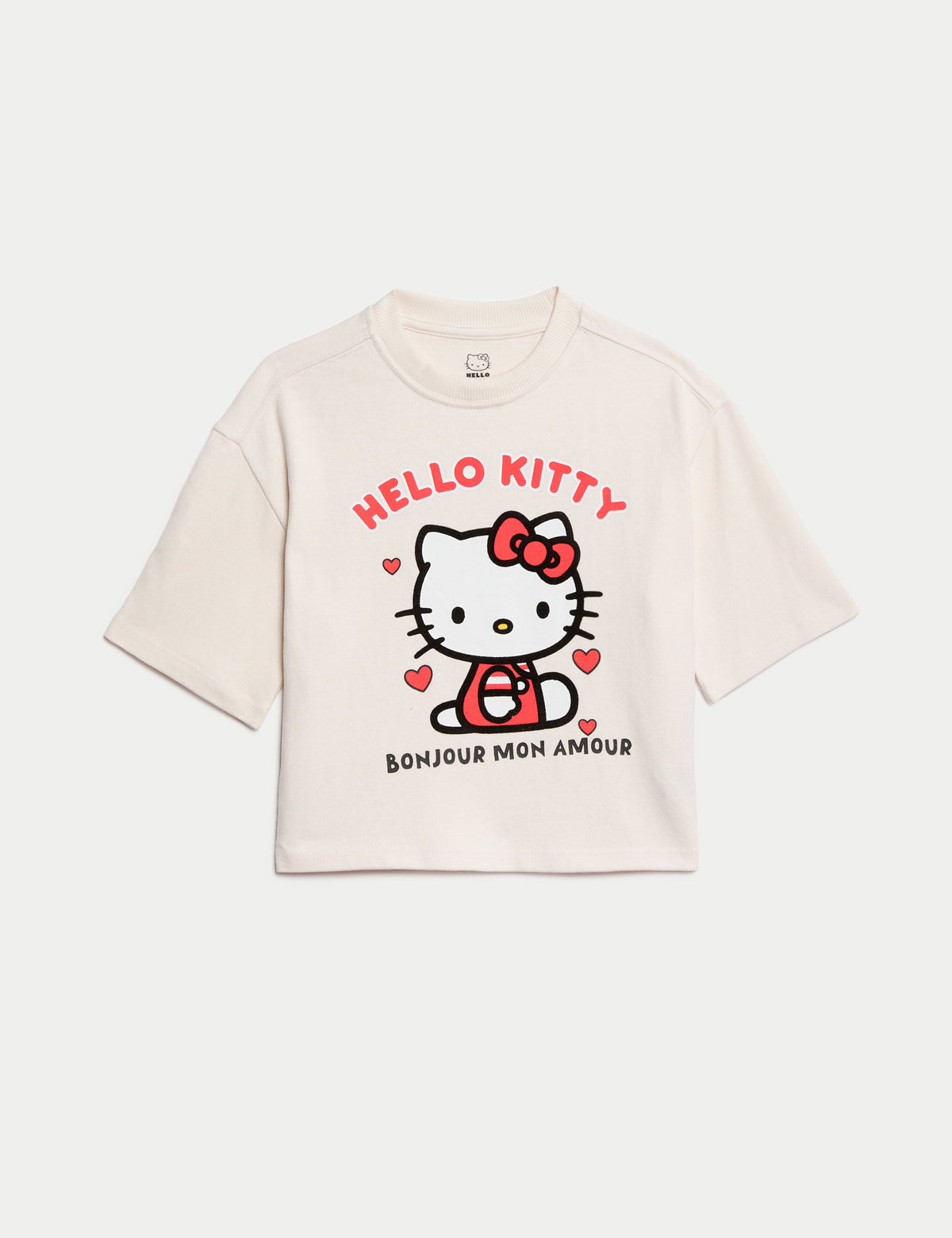 %100 Pamuklu Hello Kitty:trade_mark: T-shirt (2-8 Yaş)
