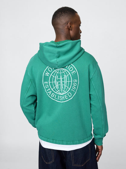 Yeşil Gap Logo Kapüşonlu Sweatshirt