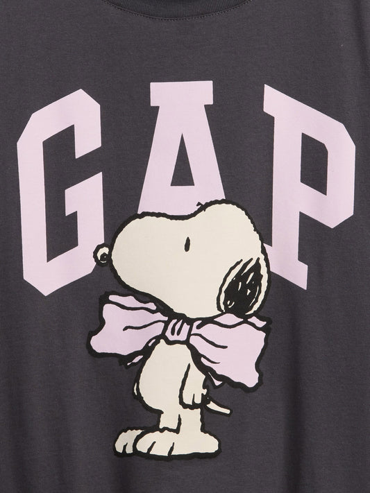 Gri Oversized Grafik Baskılı T-shirt