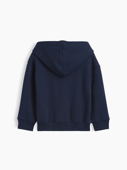 Lacivert Disney Mickey Mouse Logo Sweatshirt