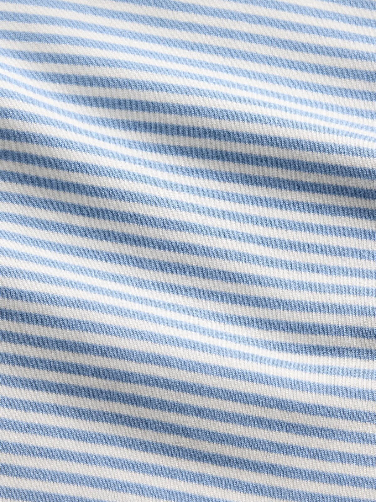 Açık Mavi Modern Bisiklet Yaka T-shirt