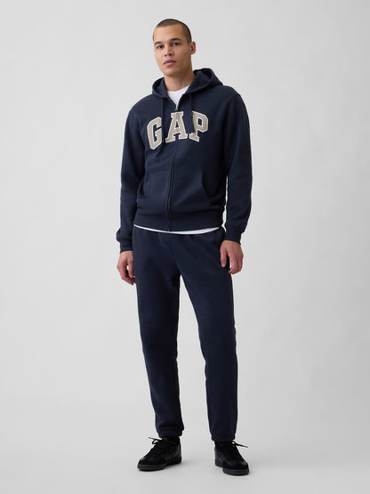 Koyu Yeşil Vintagesoft Arch Logo Tam Fermuarlı Sweatshirt